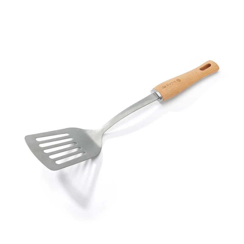 de Buyer 'Gelochte Backschaufel Edelstahl & Holz - B Bois'