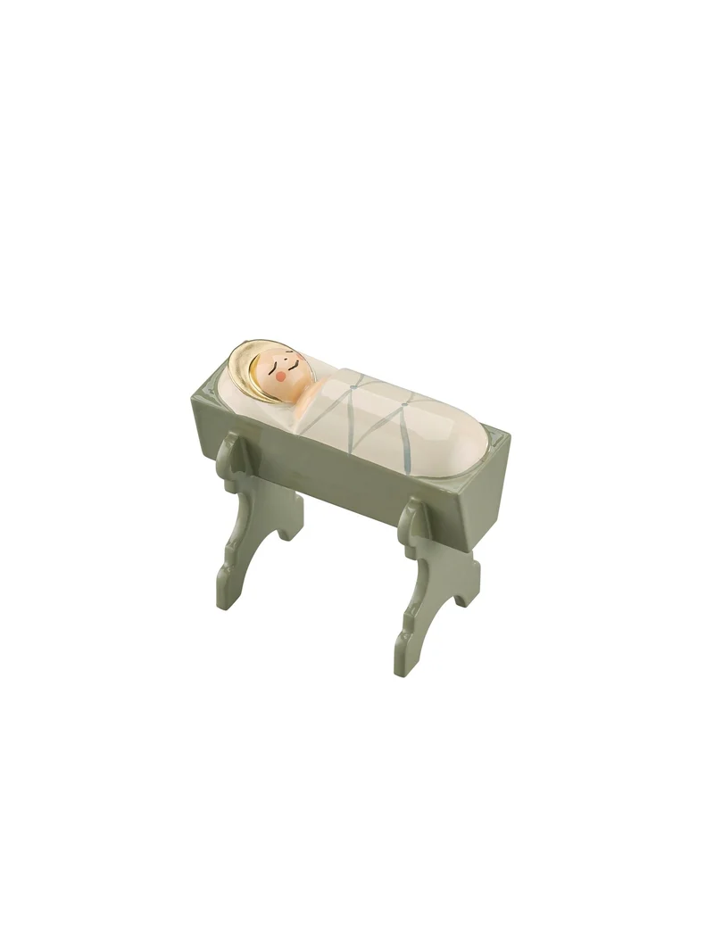 Wendt & Kühn Krippenfigur 'Krippe mit Kind - 3,5cm'