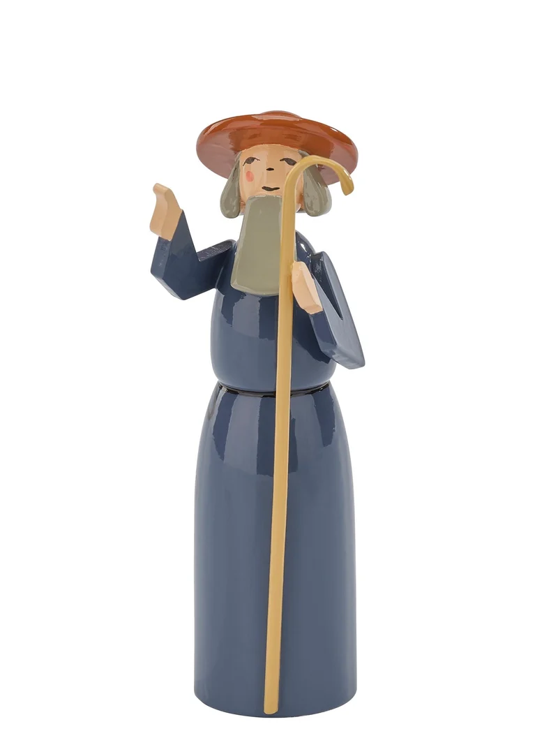 Wendt & Kühn Krippenfigur 'Hirte, mit Hirtenstab - 8cm'