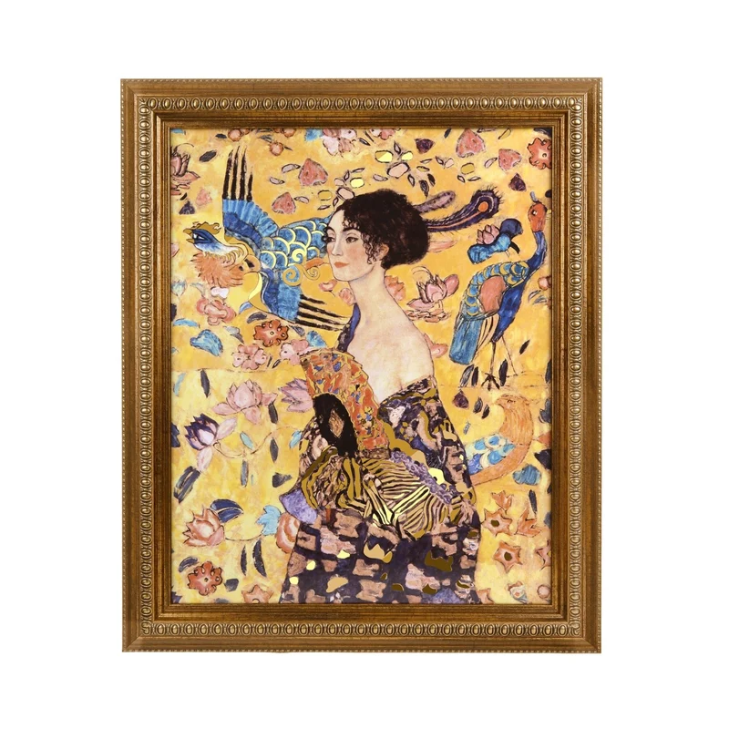 Goebel Gustav Klimt Wandbild 'Dame mit Fächer 59.5cm' 2026