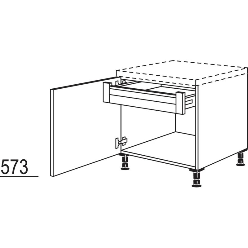 nobilia Mini-Unterschrank UDI40-58 40 cm