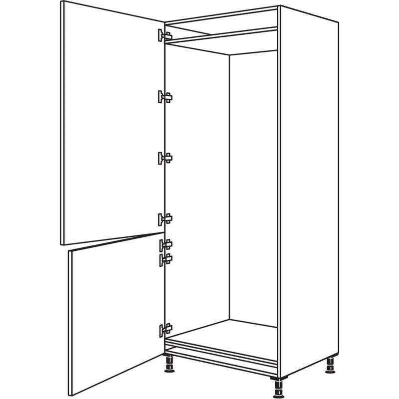 nobilia XL-Geräte-Umbau Kühl-Gefrierautomat GD194-76-2X 76,2 cm
