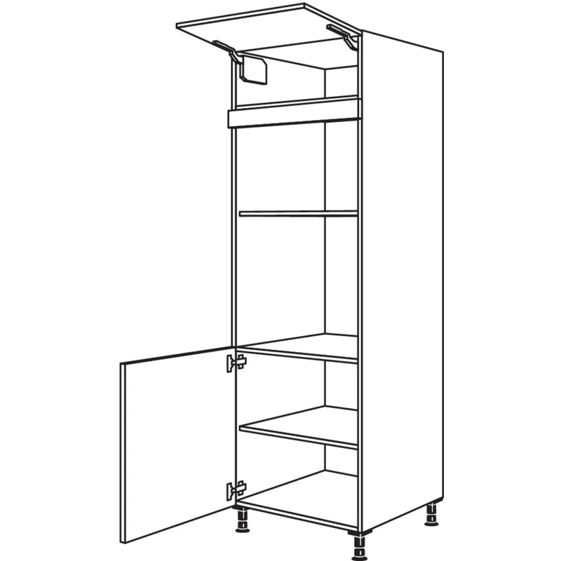 nobilia Geräte-Umbau Backofen und Mikrowelle GDMO-2 60 cm