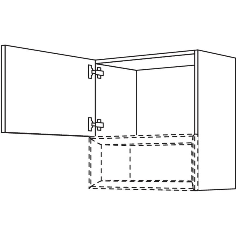 nobilia Wandschrank für Regaleinsatz Case WCU45-1 45 cm