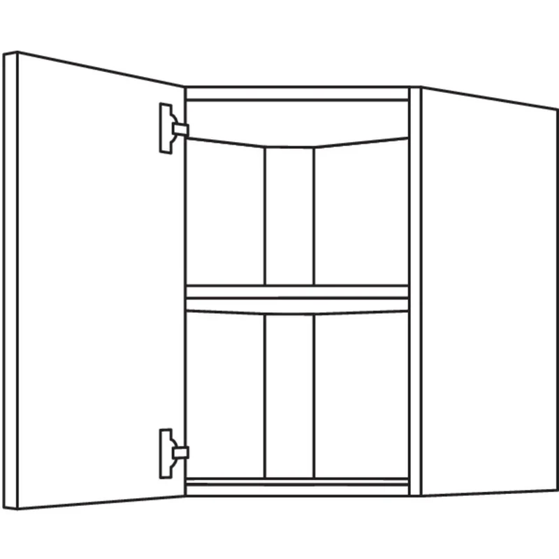 nobilia Wand-Eckschrank, diagonal WED65-58 65 cm