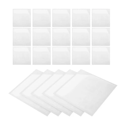 Zerodeko 20 Stück Transparente Pvc Klebehülle für Journale und Notizbücher mit Glatter Oberfläche und Einfachem Einhändigem Gebrauch zur Büroorganisation