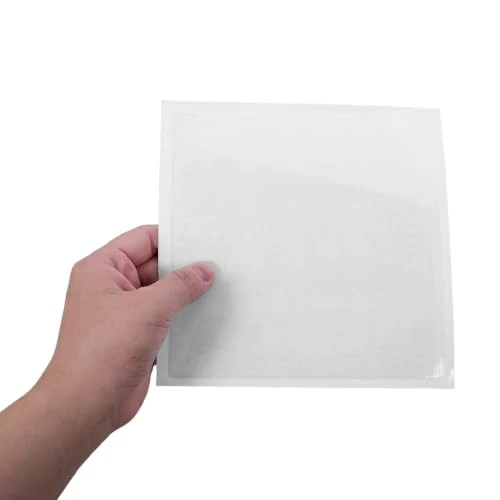 Zerodeko 20 Stück Transparente Pvc Klebehülle für Journale und Notizbücher mit Glatter Oberfläche und Einfachem Einhändigem Gebrauch zur Büroorganisation