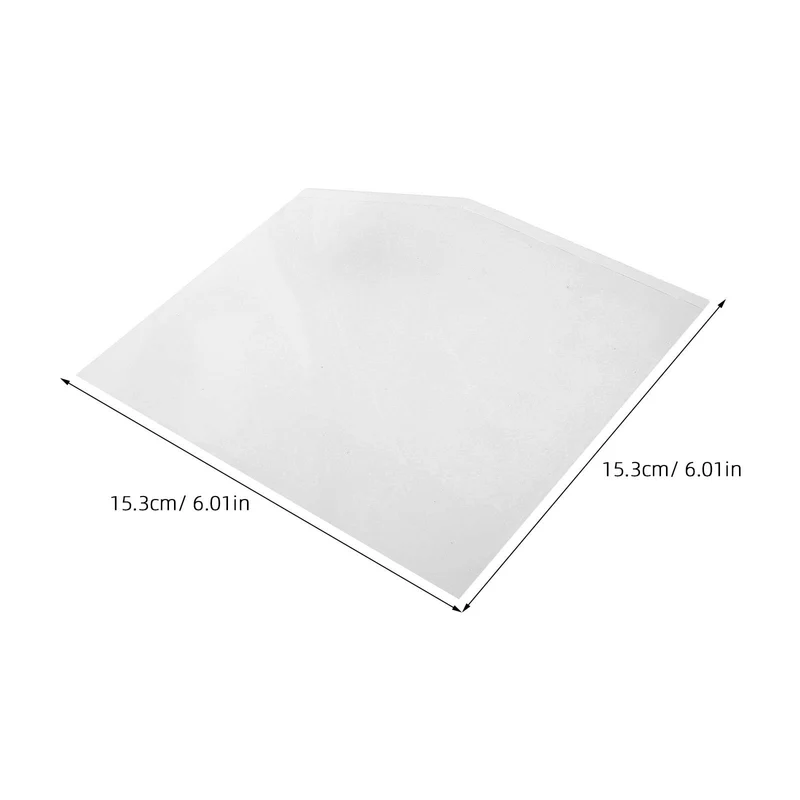 Zerodeko 20 Stück Transparente Pvc Klebehülle für Journale und Notizbücher mit Glatter Oberfläche und Einfachem Einhändigem Gebrauch zur Büroorganisation