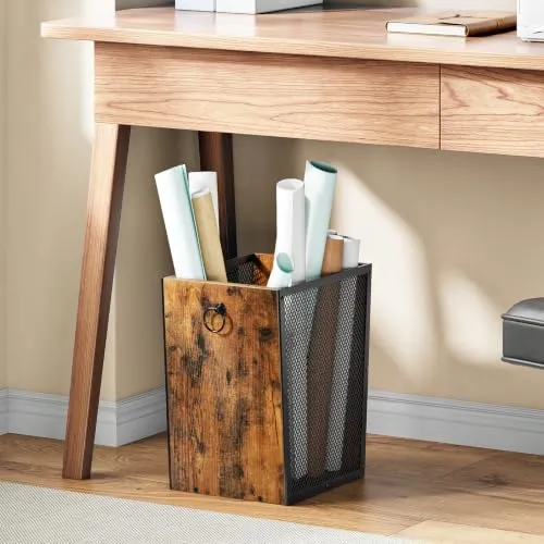HOOBRO Mülleimer 17 L, Papierkorb im Industrial-Design