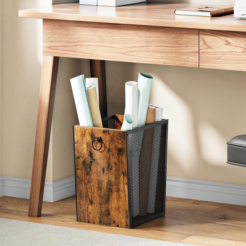 HOOBRO Mülleimer 17 L, Papierkorb im Industrial-Design