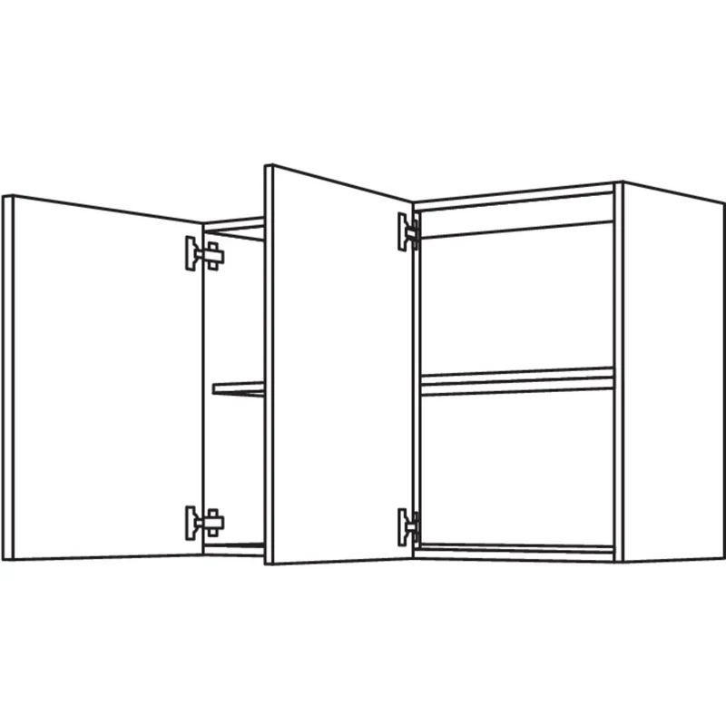 nobilia Wandschrank W2TP90-58 90 cm