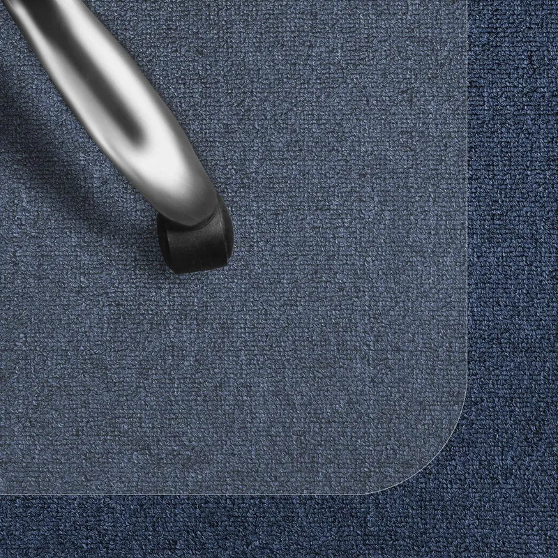 CASA PURA Bodenschutzmatte Transparent für Kurzflor-Teppich | Schreibtischstuhl Unterlage für Büro und Wohnen | Bodenmatten wahlweise für Teppich/Hartböden (75x120 cm)