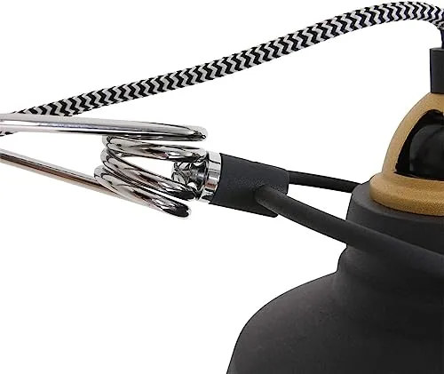Vintage Bettleuchte Klemmbar Schwarz/Gold – Verstellbare Nachttischlampe mit Flexiblem Gelenkarm, LED Geeignet, Retro Design für Bett, Nachttisch, Arbeitszimmer, Beistelltisch, Leselampe