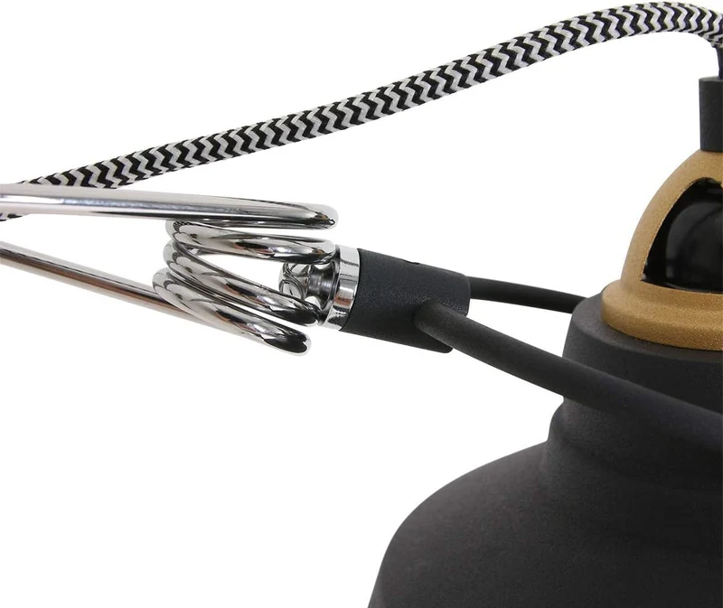 Vintage Bettleuchte Klemmbar Schwarz/Gold – Verstellbare Nachttischlampe mit Flexiblem Gelenkarm, LED Geeignet, Retro Design für Bett, Nachttisch, Arbeitszimmer, Beistelltisch, Leselampe
