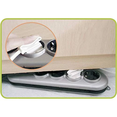 REV Eurosteckdosenleiste - 4-Fach, extraflach, 1,5m, 2300W, weiß