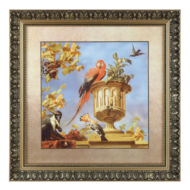 Goebel Melchior de Hondecoeter Wandbild 'Scharlachroter Ara 60.5cm' 2026