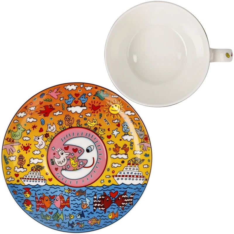Goebel James Rizzi Cappuccinotasse 'The Romance of the Sea 0,25l' 2026