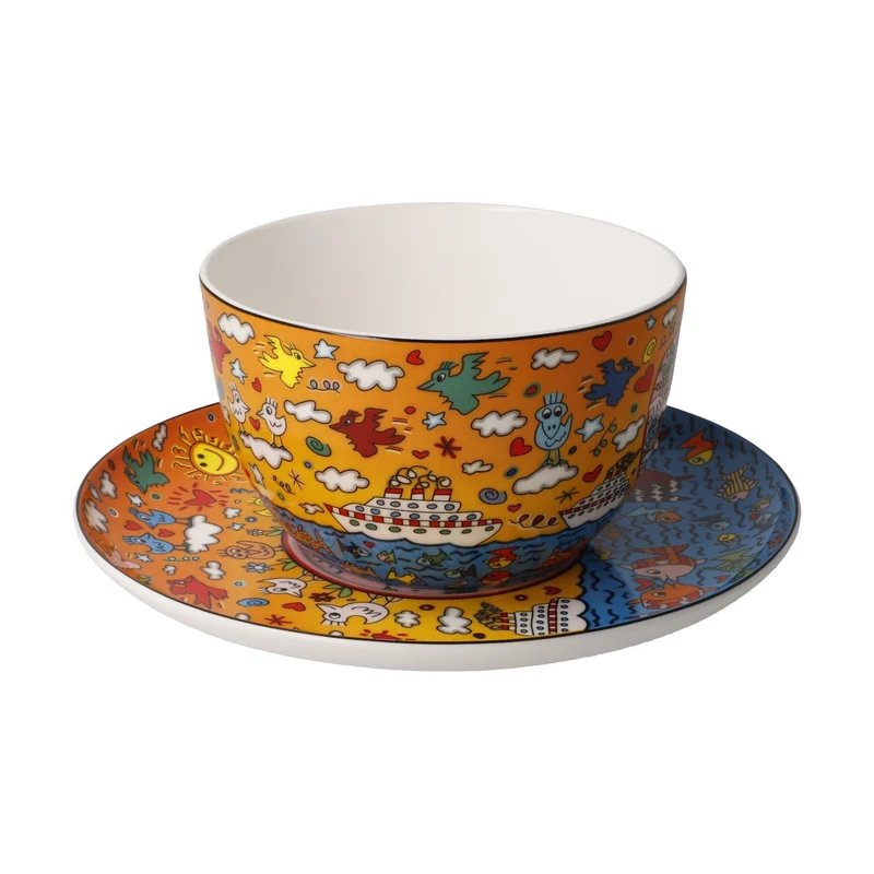 Goebel James Rizzi Milchkaffeetasse 'The Romance of the Sea 0,5l' 2026