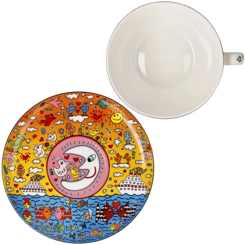 Goebel James Rizzi Milchkaffeetasse 'The Romance of the Sea 0,5l' 2026