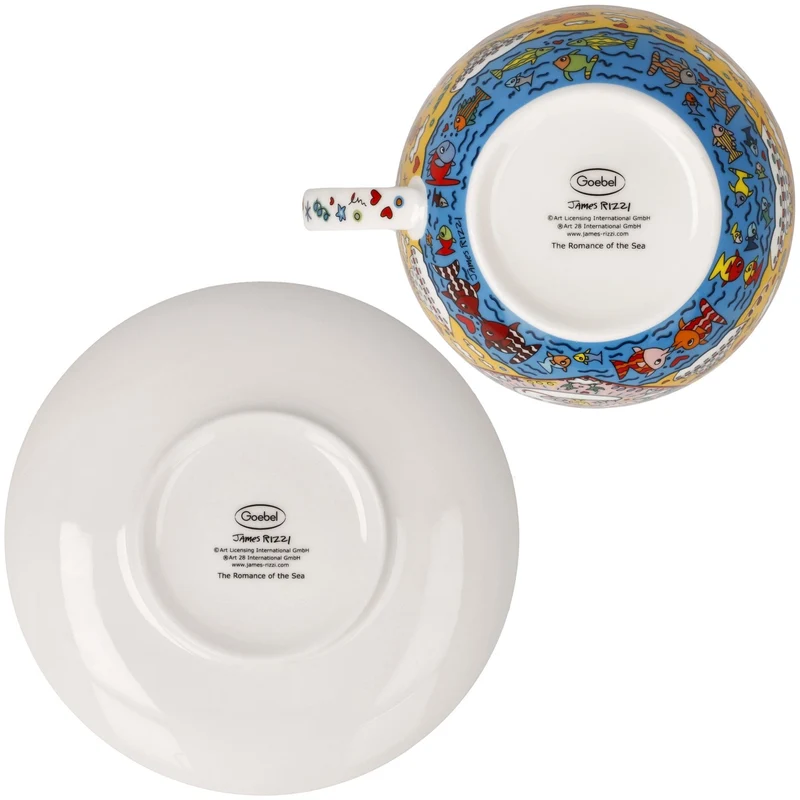 Goebel James Rizzi Milchkaffeetasse 'The Romance of the Sea 0,5l' 2026
