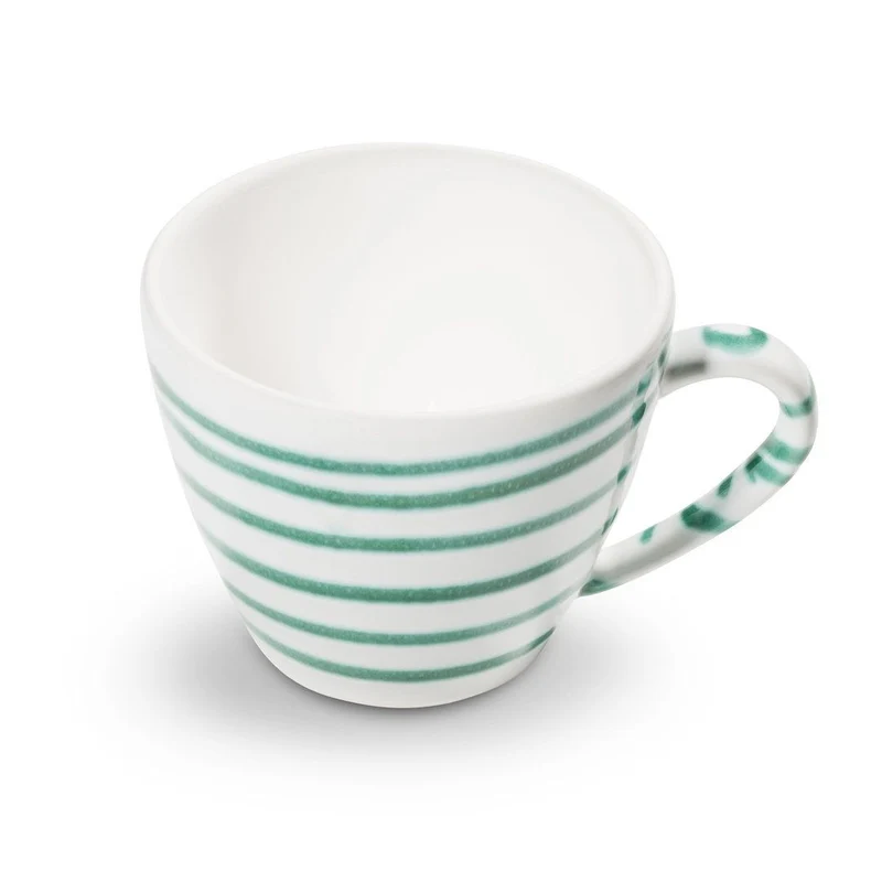 Gmundner Keramik 'Grüngeflammt - Kaffeetasse Gourmet (0,2L)'