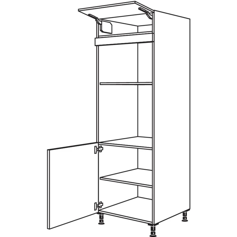 nobilia Geräte-Umbau Backofen und Mikrowelle GDMO-1 60 cm