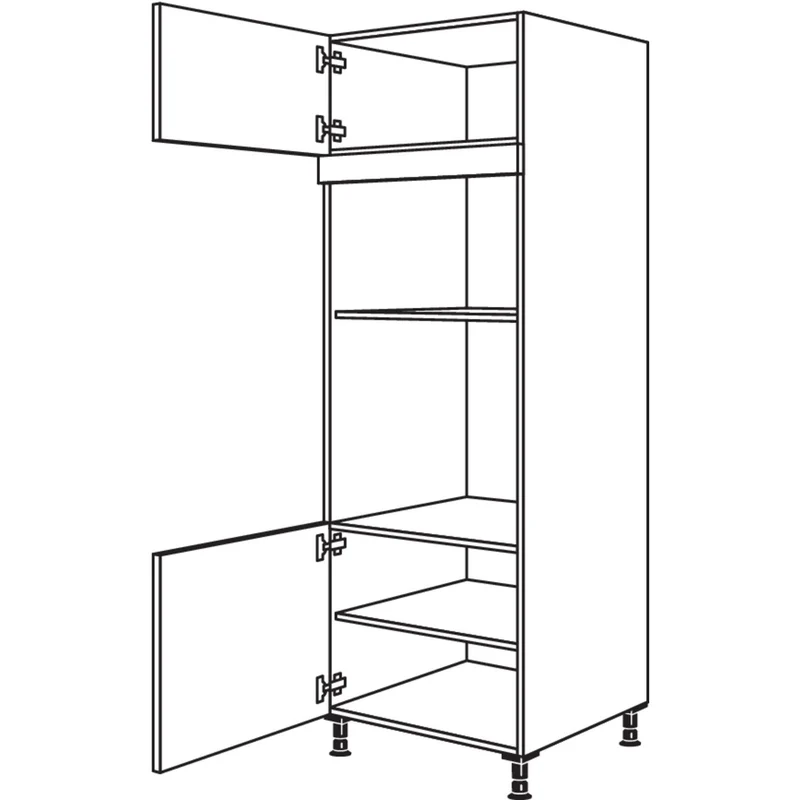 nobilia Geräte-Umbau Backofen und Mikrowelle GMO-1 60 cm