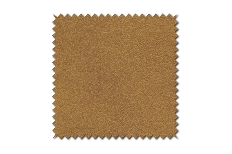 KAWOLA Stoffmuster Leder cognac