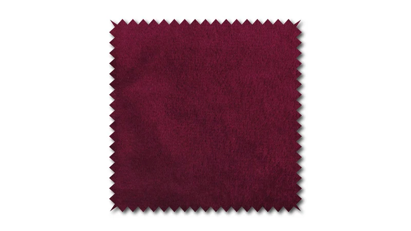 KAWOLA Stoffmuster Velvet rot