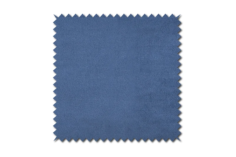 KAWOLA Stoffmuster Velvet blau