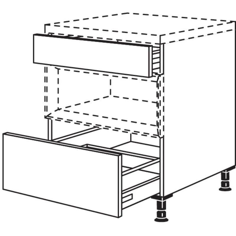 nobilia Auszugschrank für Regaleinsatz Case USAC80 80 cm
