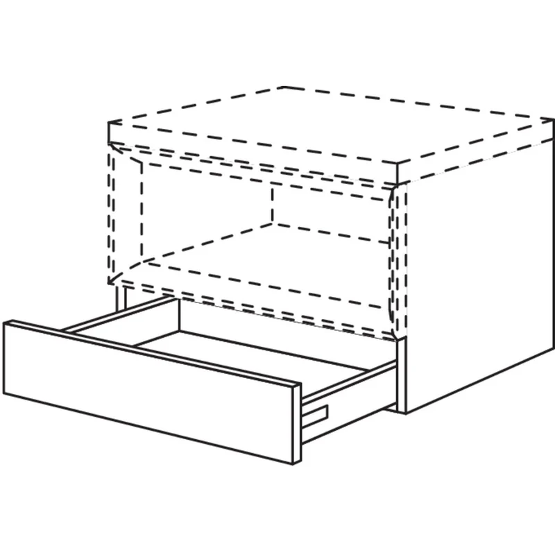 nobilia Schubkastenschrank für Regaleinsatz Case BUSC80-43 80 cm