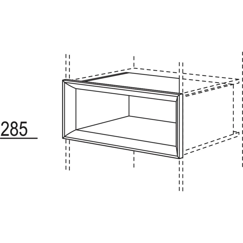 nobilia Regaleinsatz Case CE45-29T 44,4 cm