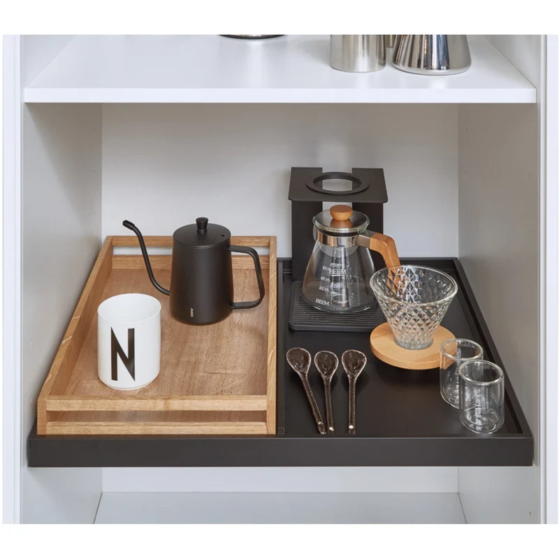 nobilia Designboden Taro mit Tablett und Glasablage DBT-TGA60-46 56,6 cm