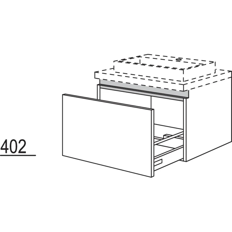 nobilia Waschtischschrank NBWA120-43 120 cm