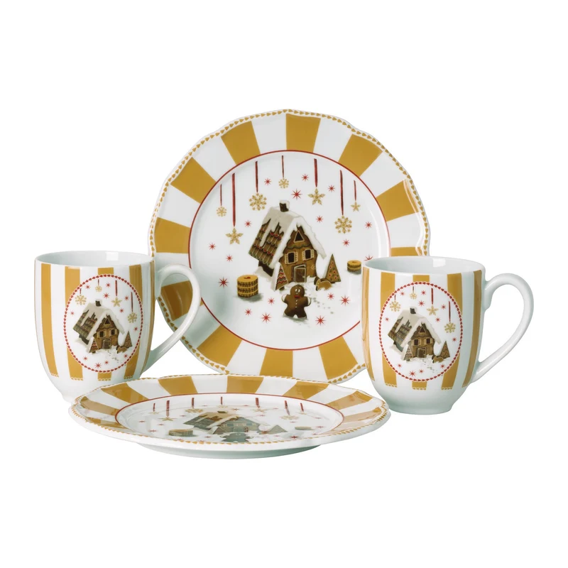 Christmas Love beige, Set 4-tlg., Hutschenreuther 2025