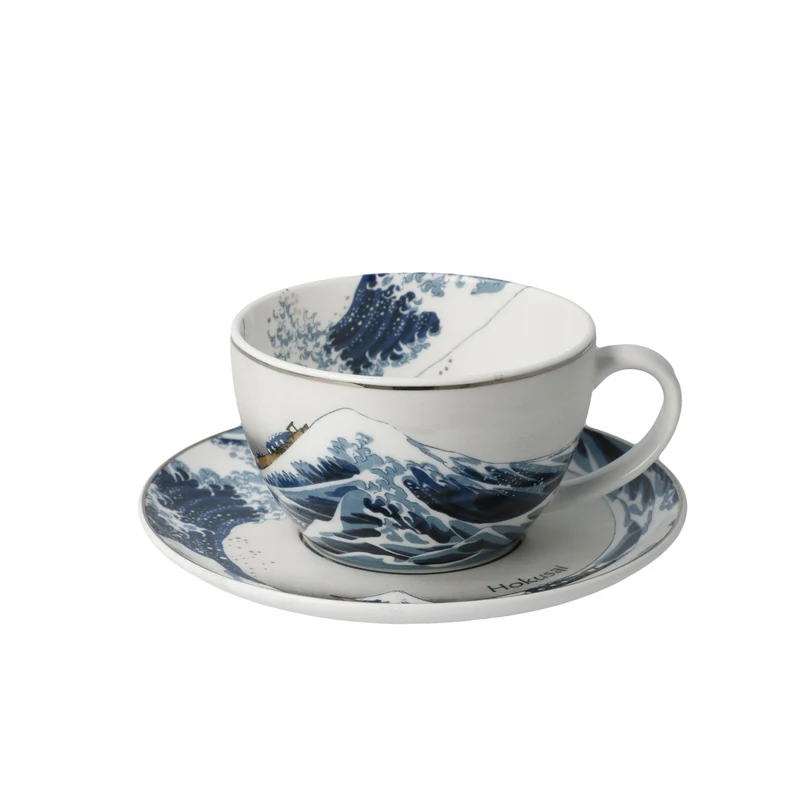Goebel Artis Orbis Katsushika Hokusai 'Die Welle - Tee-/Cappuccinotasse'
