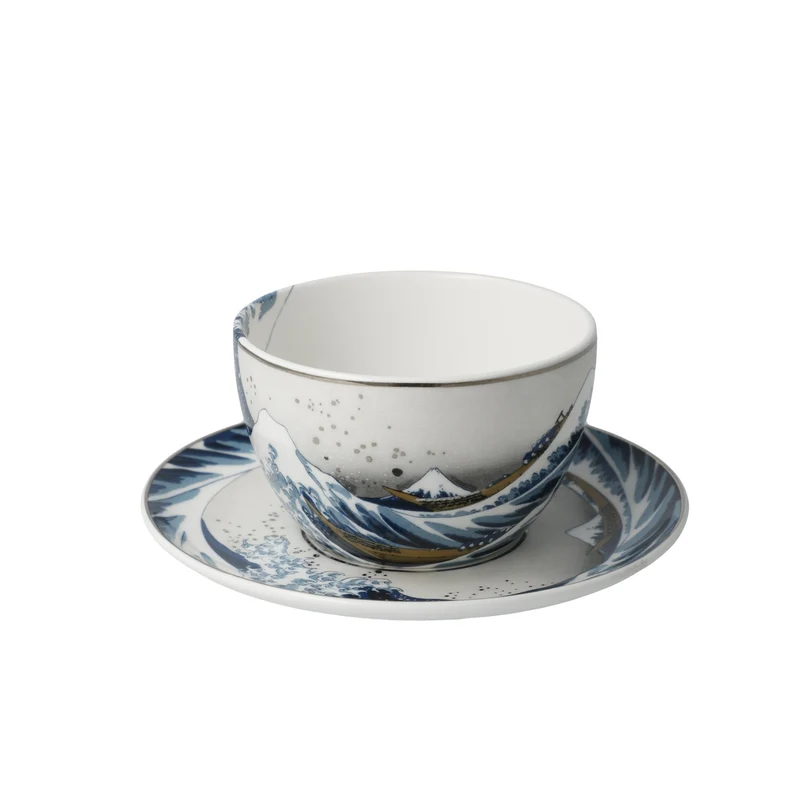 Goebel Artis Orbis Katsushika Hokusai 'Die Welle - Tee-/Cappuccinotasse'