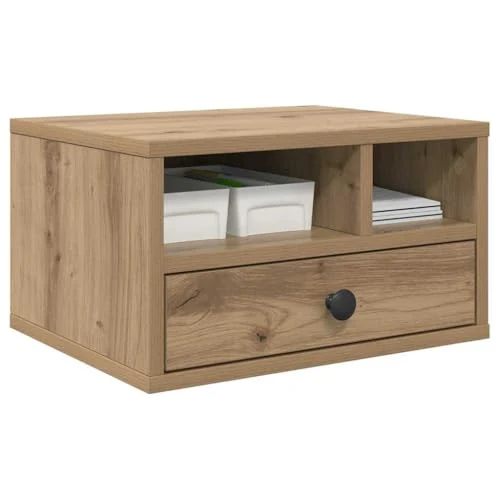vidaXL Druckerständer Artisan-Eiche 40 x 32 x 24 cm Holzwerkstoff
