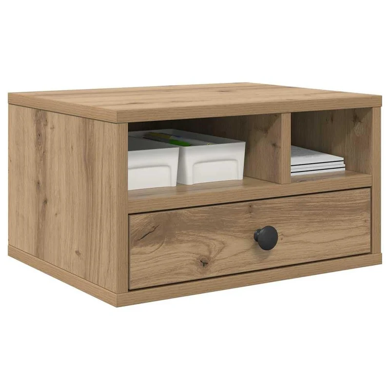 vidaXL Druckerständer Artisan-Eiche 40 x 32 x 24 cm Holzwerkstoff