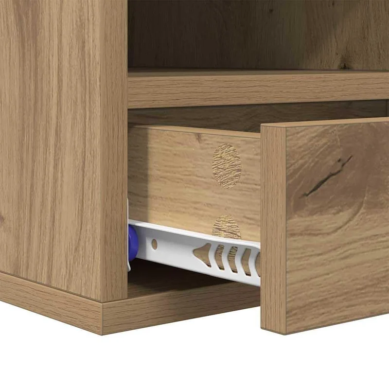 vidaXL Druckerständer Artisan-Eiche 40 x 32 x 24 cm Holzwerkstoff