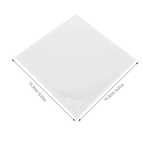 8 Stück Ecktaschen aus PVC Transparente Selbstklebende 15x15cm