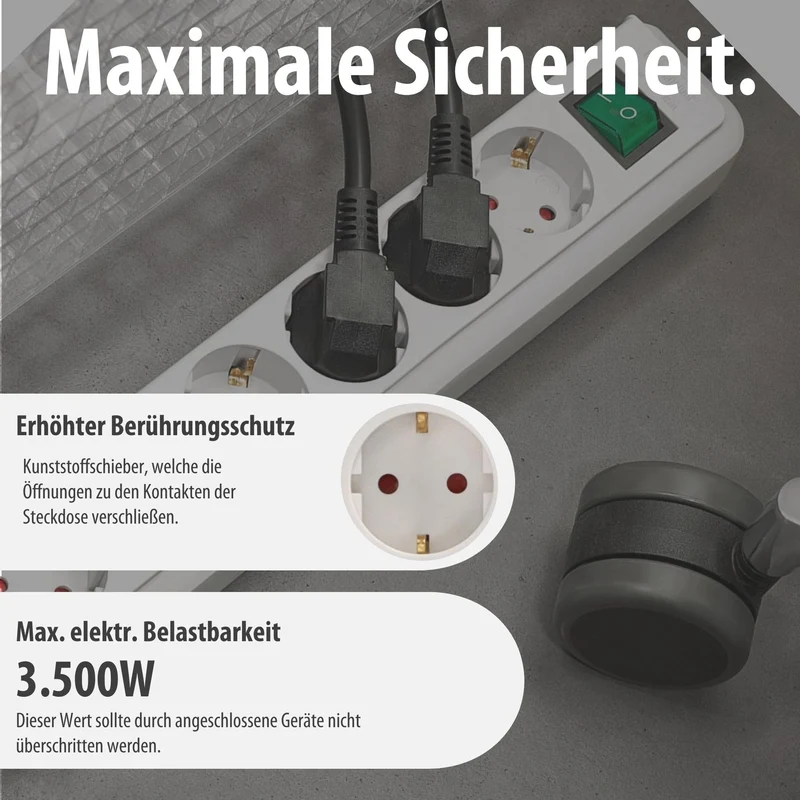 Brennenstuhl Eco-Line Steckdosenleiste 6-Fach