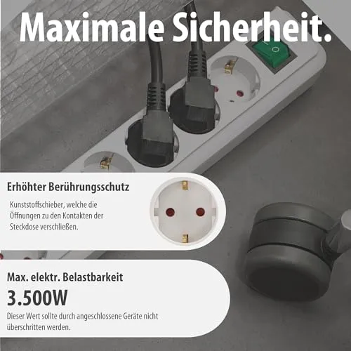 Brennenstuhl Eco-Line Steckdosenleiste 6-Fach