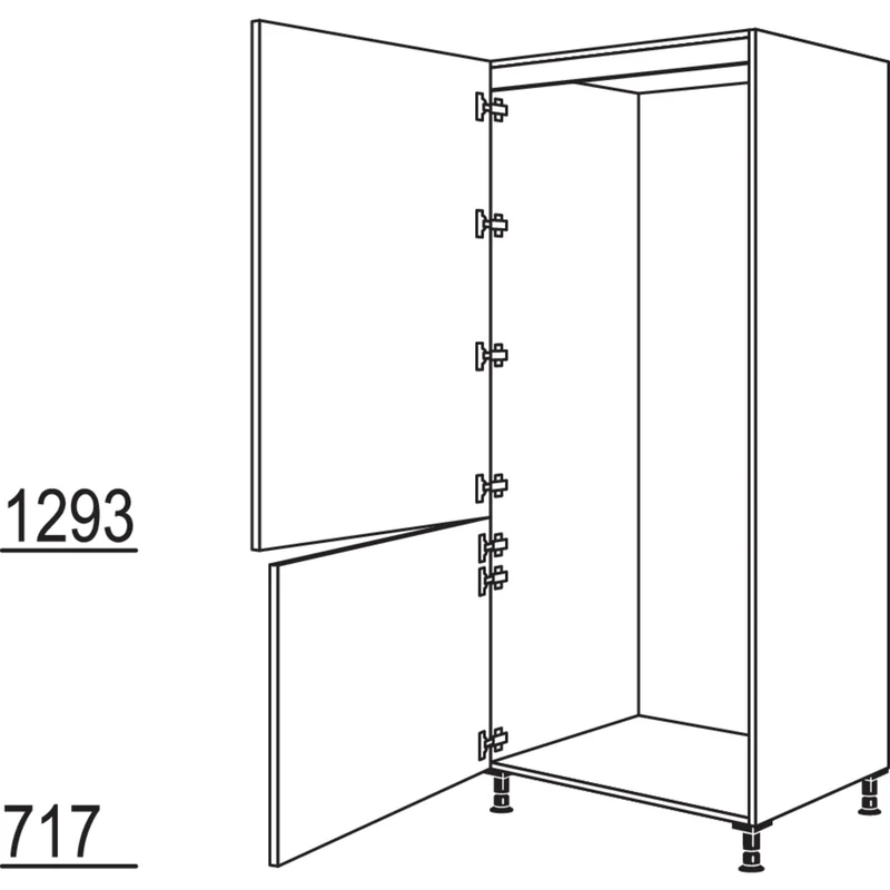 nobilia Geräte-Umbau GD194-76-1 76,2 cm