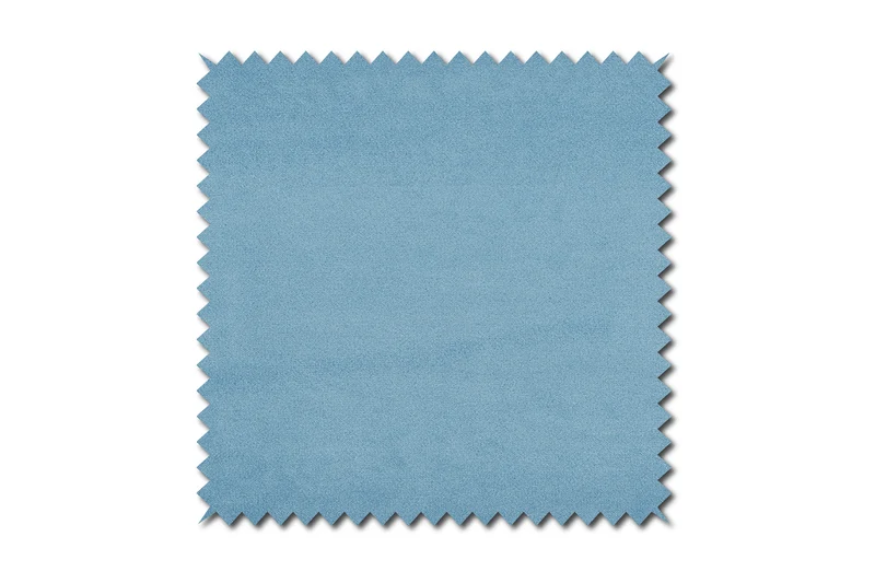 KAWOLA Stoffmuster Velvet hellblau