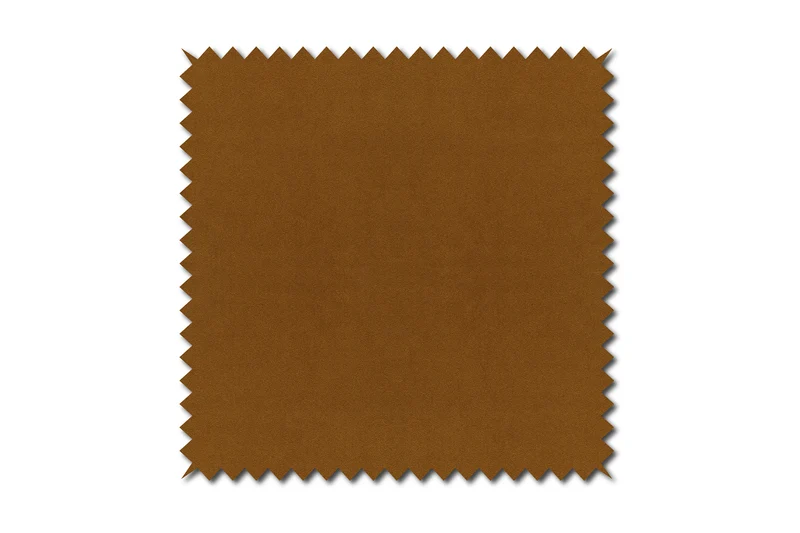 KAWOLA Stoffmuster Stoff cognac