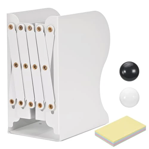 Buchstützen für Regale, verstellbares und erweiterbares Bücherregal, rutschfeste robuste Buchstütze für Zuhause, Zeitschriftenhalter Bücherregal für Schule, Buchhalter