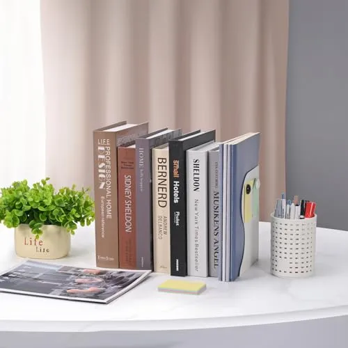 Buchstützen für Regale, verstellbares und erweiterbares Bücherregal, rutschfeste robuste Buchstütze für Zuhause, Zeitschriftenhalter Bücherregal für Schule, Buchhalter