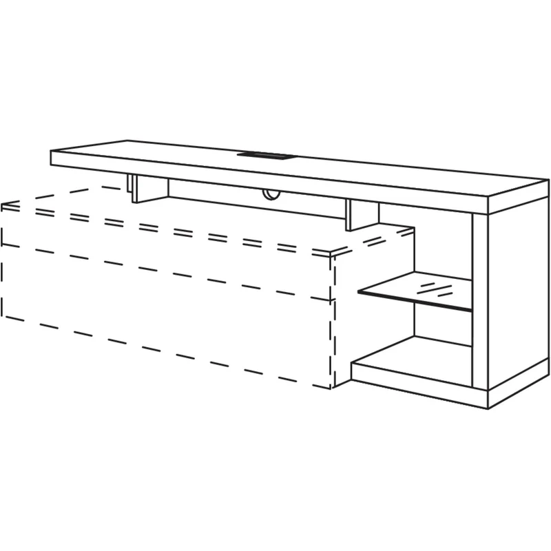 nobilia Medienkonsole MEDIKON160L 160 cm